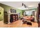 Inviting living room with hardwood floors, track lighting, and stylish furnishings at 2115 E 14Th Ave # 8, Denver, CO 80206