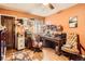 Traditional home office features hardwood floors, ample shelving and a wooden desk at 2115 E 14Th Ave # 8, Denver, CO 80206