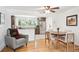 Cozy living space seamlessly connecting to a modern kitchen, creating an inviting atmosphere at 10525 W 18Th Ave, Lakewood, CO 80215