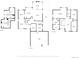Detailed floor plan showcasing the layout of this home, including the room dimensions and features at 8229 Cottongrass Ct, Castle Pines, CO 80108