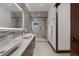 Stylish bathroom with double vanity, large shower, and modern finishes, creating a luxurious and functional space at 444 Glen Eagle Loop, Breckenridge, CO 80424