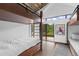 Bedroom featuring wood bunk beds, modern lighting and views of the outside at 444 Glen Eagle Loop, Breckenridge, CO 80424