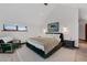 Inviting bedroom with a plush bed, soft lighting, and cozy decor, perfect for relaxation and comfort at 444 Glen Eagle Loop, Breckenridge, CO 80424