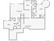 Basement floorplan featuring bedrooms, bathrooms, closets, stairs, and finished/unfinished areas at 5329 Pinyon Jay Rd, Parker, CO 80134