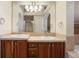 Bathroom boasts double sinks, tile countertops and ample space at 7370 S Catawba Way, Aurora, CO 80016