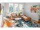 Bright and airy living room featuring large windows, a comfortable sectional, and stylish decor at 1047 Uinta Way, Denver, CO 80230