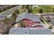 Overhead view of the home showing the roof and surrounding landscaping at 11703 S Rock Willow Way, Parker, CO 80134
