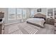Comfortable bedroom with carpet floors, large windows and light walls at 6066 Leilani Dr, Castle Rock, CO 80108