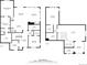 Detailed floor plan of a two-story home with bedroom, bathroom, kitchen and living spaces at 4415 Echo Ct, Larkspur, CO 80118