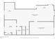 Basement floor plan including gym, bedroom, bathroom, bar, storage, and unfinished area at 3929 Federal Blvd, Denver, CO 80211