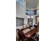 Elegant dining room with high ceilings, stylish chandelier, and beautiful furnishings for formal meals at 14232 Piney River Rd, Broomfield, CO 80023