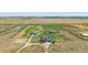 Scenic aerial view of property showcasing expansive land, pastures, and outbuildings at 32800 E 137Th Way, Brighton, CO 80603