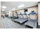 Gym featuring treadmills, elliptical machines, and stationary bikes at 1975 N Grant St # 810, Denver, CO 80203