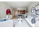 Spacious living area blending modern decor with an open-concept kitchen, and sleek dining set at 1975 N Grant St # 810, Denver, CO 80203
