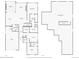 Floor plan of the home showcasing layout of kitchen, living room, and bedrooms at 2105 Bellcove Dr, Castle Pines, CO 80108