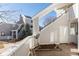 Patio with railings and views of the complex at 8701 Huron St # 5-210, Thornton, CO 80260