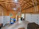 Unfinished garage with garage door at 20125 Indi Dr, Monument, CO 80132