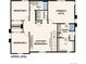 Upper level floor plan showing bedrooms, laundry, and owner's suite with bath at 9996 Racine St, Commerce City, CO 80022
