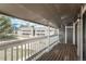 View of apartment building and playground from covered balcony at 18071 E Kentucky Ave # 203, Aurora, CO 80017