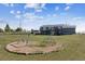 Large backyard with play area provides ample space for recreation and outdoor enjoyment at 36901 View Ridge Dr, Elizabeth, CO 80107