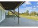 Outdoor patio with stairs to the deck, offering a great space for outdoor dining and entertainment at 36901 View Ridge Dr, Elizabeth, CO 80107