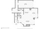 First floor plan featuring the kitchen, living room, dining room, garage and bathroom, with labeled room dimensions at 23535 E Platte Dr # A, Aurora, CO 80016