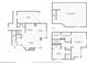 Floor plan featuring the layout of the home including the kitchen, living room, bedrooms, bathrooms, and basement at 23535 E Platte Dr # A, Aurora, CO 80016