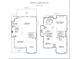 Detailed floor plan showcasing the layout of the main and upper levels with labeled rooms and dimensions at 1983 S Logan St, Denver, CO 80210
