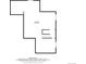 Basement floor plan of this home with dimensions of 38'1