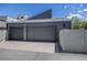 Spacious two-car garage with sleek, modern design and ample parking space at 2801 Lawrence St, Denver, CO 80205