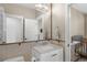 Clean bathroom with marble vanity and tile flooring at 967 Country Club Pkwy, Castle Rock, CO 80108
