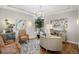 Bright home office with built-in desk and hardwood floors at 967 Country Club Pkwy, Castle Rock, CO 80108