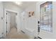 Convenient laundry room with built-in storage and bench seating at 967 Country Club Pkwy, Castle Rock, CO 80108