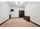 Bedroom featuring neutral decor, a closet, and modern fixtures provides a relaxing and comfortable space at 5375 Twilight Way, Parker, CO 80134