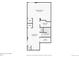Floorplan of basement with recreation room, Gathering room, bathroom, and several closets at 11569 Grape St, Thornton, CO 80233