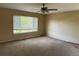 Large bedroom with carpet flooring, a ceiling fan, and natural light at 20304 E 47Th Pl, Denver, CO 80249