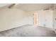 Neutral bedroom featuring multiple doors and access to other rooms at 2122 S Victor St # F, Aurora, CO 80014