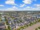 This aerial shows a well-planned community with wide streets and mountain views at 1340 W 68Th Ave, Denver, CO 80221
