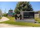 A well-maintained Montessori school sign next to Bruz Beers at 1340 W 68Th Ave, Denver, CO 80221