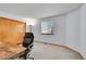 Bedroom with carpet flooring, natural light, and spacious closet at 9717 Castle Ridge Cir, Highlands Ranch, CO 80129