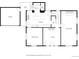 Detailed floor plan showcasing kitchen, living room, dining room, garage and outdoor patio at 1275 N Franklin St, Denver, CO 80218
