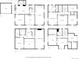 Collection of floor plans showcasing multiple levels with various rooms and layouts of the home at 1275 N Franklin St, Denver, CO 80218