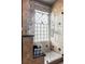 Tiled shower with glass door at 1275 N Franklin St, Denver, CO 80218