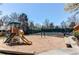 Community playground featuring slide, swings and tennis court at 11651 E Yale Way, Aurora, CO 80014