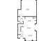 Detailed floor plan of the house layout, showcasing the first floor room dimensions at 6834 Clay N St, Denver, CO 80221