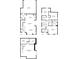 Detailed floor plan of the house layout, showcasing room dimensions and layout at 6834 Clay N St, Denver, CO 80221