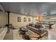 Finished basement with a fireplace, entertainment area, and a pool table at 563 Cr 672, Breckenridge, CO 80424