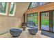 Sitting area with a fireplace and a view of the deck and backyard at 563 Cr 672, Breckenridge, CO 80424
