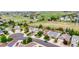 Aerial view of neighborhood featuring well-maintained houses and lush landscaping at 22160 Wintergreen Way, Parker, CO 80138