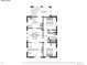 Main floor plan featuring a kitchen, living room, dining room, bathroom and two bedrooms at 833 Osceola St, Denver, CO 80204